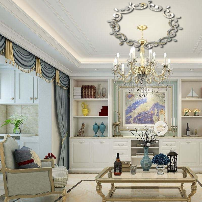 Dropshipping 3D Wall Mirrors Sticker Home Decor Bathroom Decor DIY Removable Home Living Room Ceiling Wall Decals Art Ornaments
