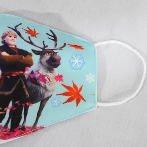 Disney congelé dessin animé bouche masque Anti poussière masque visage princesse Anna Elsa cotons masques pour enfants enfants réutilisables
