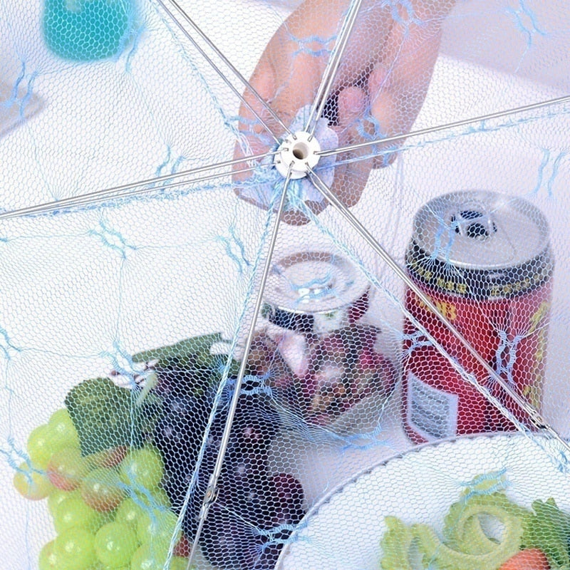 Couverture de nourriture Style parapluie | Anti-mouche moustique de repas, couverture de Table en dentelle utilisation à domicile, couverture de nourriture, Gadgets de cuisine, outils de cuisine