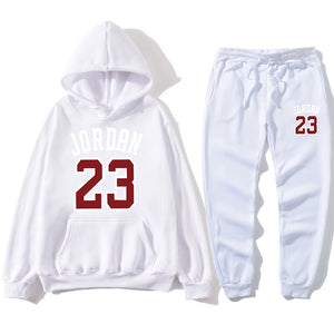 New 2020 hoodie suit basketball 23 track suit sweatshirt wool hooded suit + sweat pants jogging SUPZXU pullover 3XL