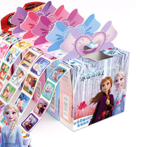 Véritable Disney reine des neiges 2 Elsa Anna autocollants amovibles princesse Scrapbooking pour enfants décor journal intime cahier décoration jouet autocollants