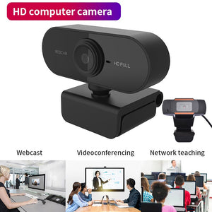 1080P HD Webcam Rotatable Autofocus USB 2.0 PC Desktop Web Camera Mini Computer Web Cam Video Recording For Live Work Conference