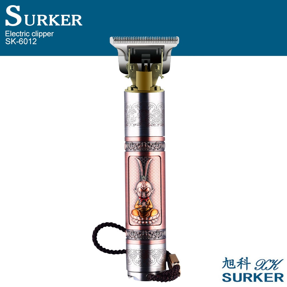 New Products Sk-6012 Retro Oil Head Electric Hair Clippers/Hair Salon Carving Electric Fader Notch Hair Clipper