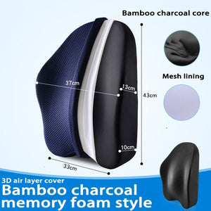 Memory Foam Seat Cushion Orthopedic Pillow Coccyx Office Chair Cushion Support Waist Back Cushion Car Seat Hip massage Pad Sets
