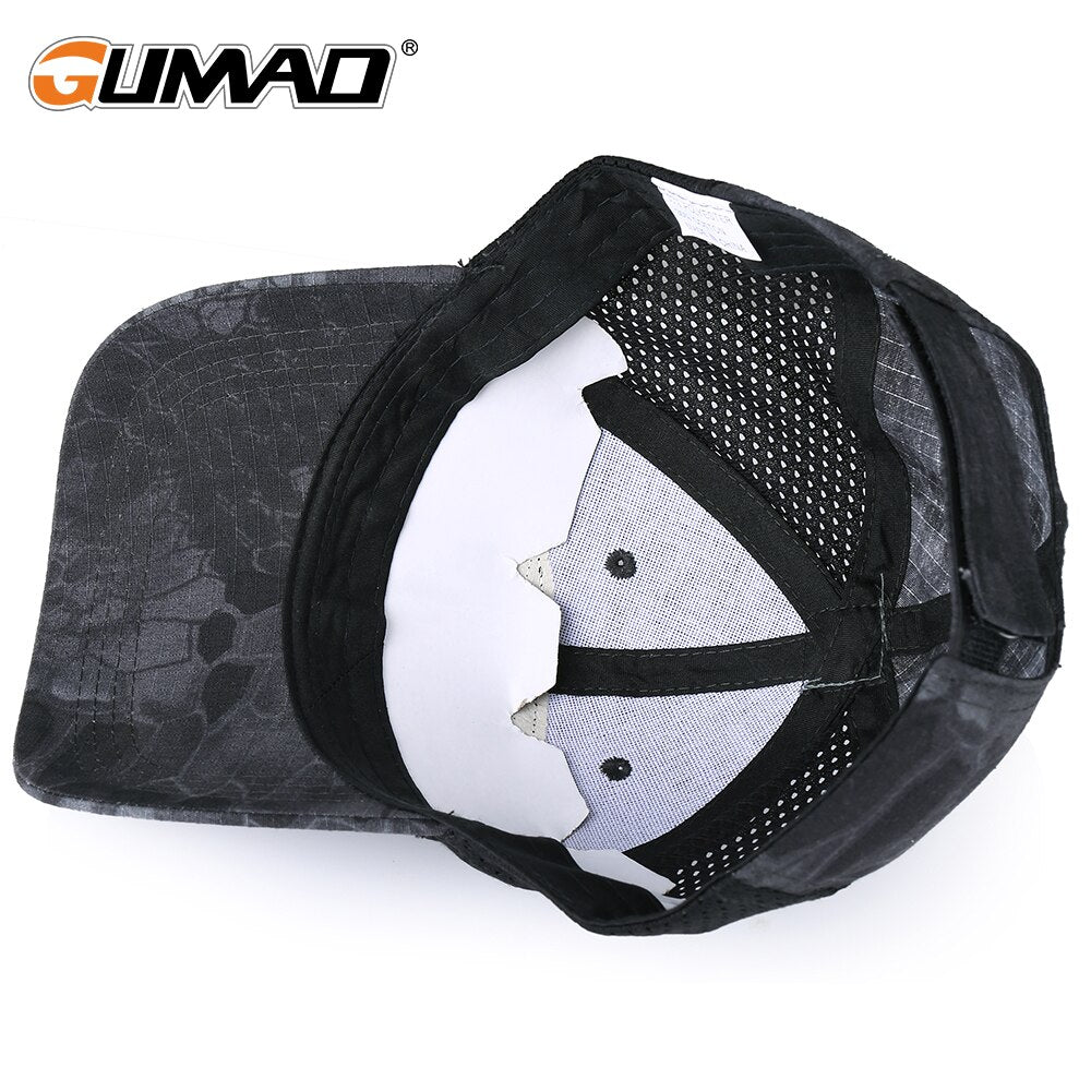 Skull Tactical Military Airsoft Cap Adjustable Breathable Sun Visor Trucker Hat Mesh Hunting Hiking Baseball Skeleton Snapback