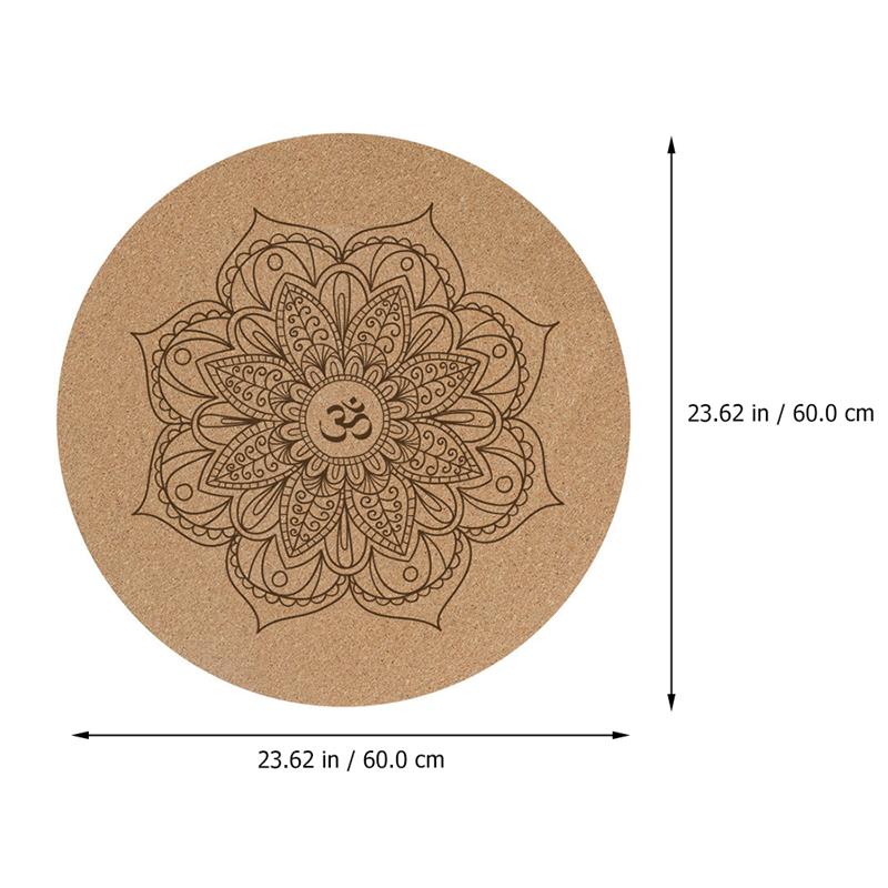 60x60cm Meditation Floor Mat Unique Yoga Floor Mat Mandala Pattern Floor Pad For Home Chic Yoga Pad Yoga Mat For Home Inside
