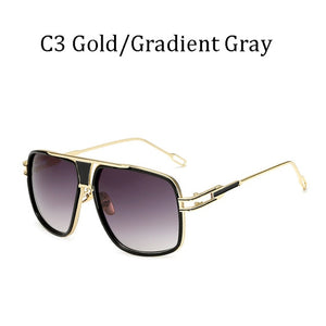 Lunettes de soleil rétro de haute qualité | Grand cadre pour hommes, lunettes de conduite carrées pour femmes, lunettes de soleil 12 couleurs Gafas, nouvelle mode 2019
