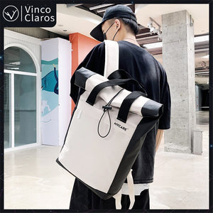 Large Capacity Waterproof Travel Backpacks Male Fashion Panelled Notebook Backpack for School Teenagers Men's Bag 2020 Trend New