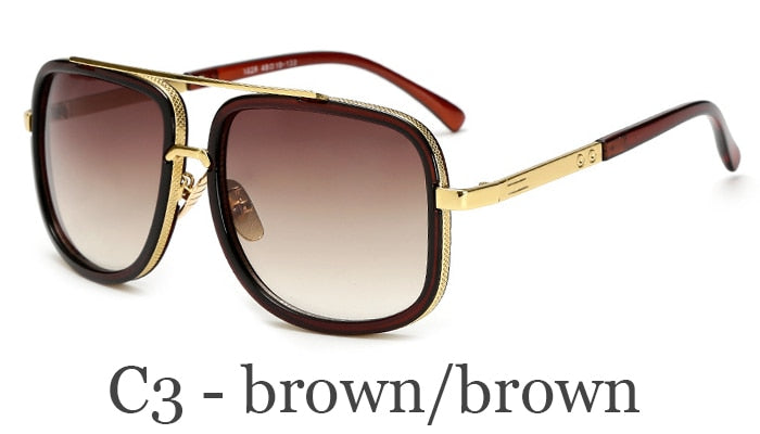 Lunettes de soleil rétro de haute qualité | Grand cadre pour hommes, lunettes de conduite carrées pour femmes, lunettes de soleil 12 couleurs Gafas, nouvelle mode 2019