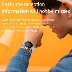 LIGE ladies smart watch ladies full touch fitness tracker Heart Rate Monitor IP67 waterproof Blood oxygen smart man Smartwatch