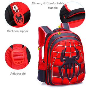 Crossten 3D spider design Waterproof Children's backpack boys girls Primary school Kindergarten Infantil Kids backpack Mochila