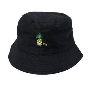Unisex Embroidered Alien Foldable Bucket Hat Beach Sun Hat Street Headwear Fisherman Outdoor Cap Men and Woman Hat