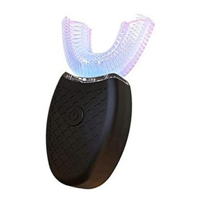 Electric Sonic Automatic Toothbrush Adults Mouth 360 Degrees U Type ABS 4 Modes Ultrasonic Electric Lazy Toothbrush