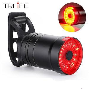 TRLIFE 1200mAh Bicycle Smart Taillight Auto Brake Sensing IPx6 Waterproof USB Charge cycling Rear light LED Bike Accessories