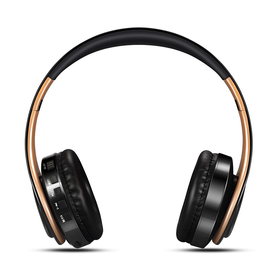 HIFI stereo earphones bluetooth headphone music headset FM and support SD card with mic for mobile xiaomi iphone sumsamg tablet