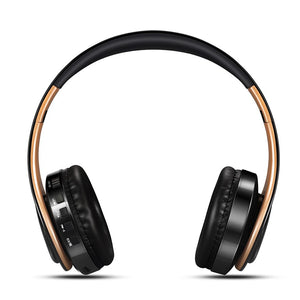 HIFI stereo earphones bluetooth headphone music headset FM and support SD card with mic for mobile xiaomi iphone sumsamg tablet