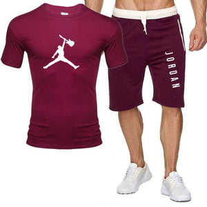 2piece set men outfits jordan 23 t-shirt shorts summer short set tracksuit men sport suit jogging sweatsuit basketball jersey