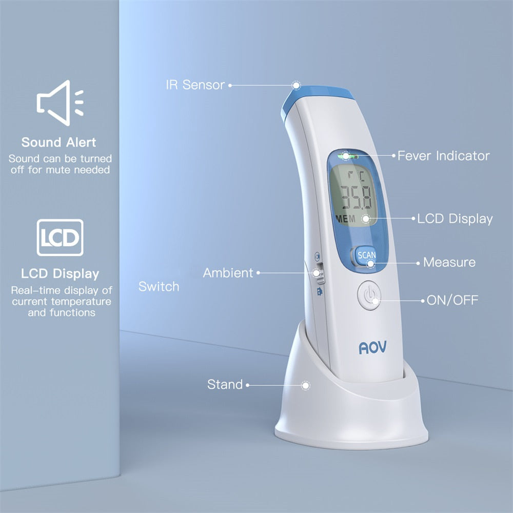Professional LCD Digital Infrared Thermometer Electronic Non-contact IR Thermometers Temperature Gun Meter for Dropshipping