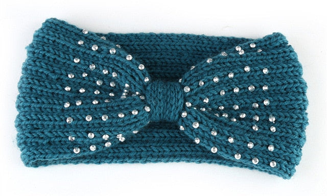 New Knitted Knot Cross Headband for Women Autumn Winter Girls Hair Accessories Headwear Elastic Hair Band Hair Accessories