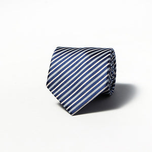Luxury Fashion Striped Plaid Men's Tie Red Blue Grey Classic Neck Ties Leisure Business Wedding High Quality 8cm Silk Necktie
