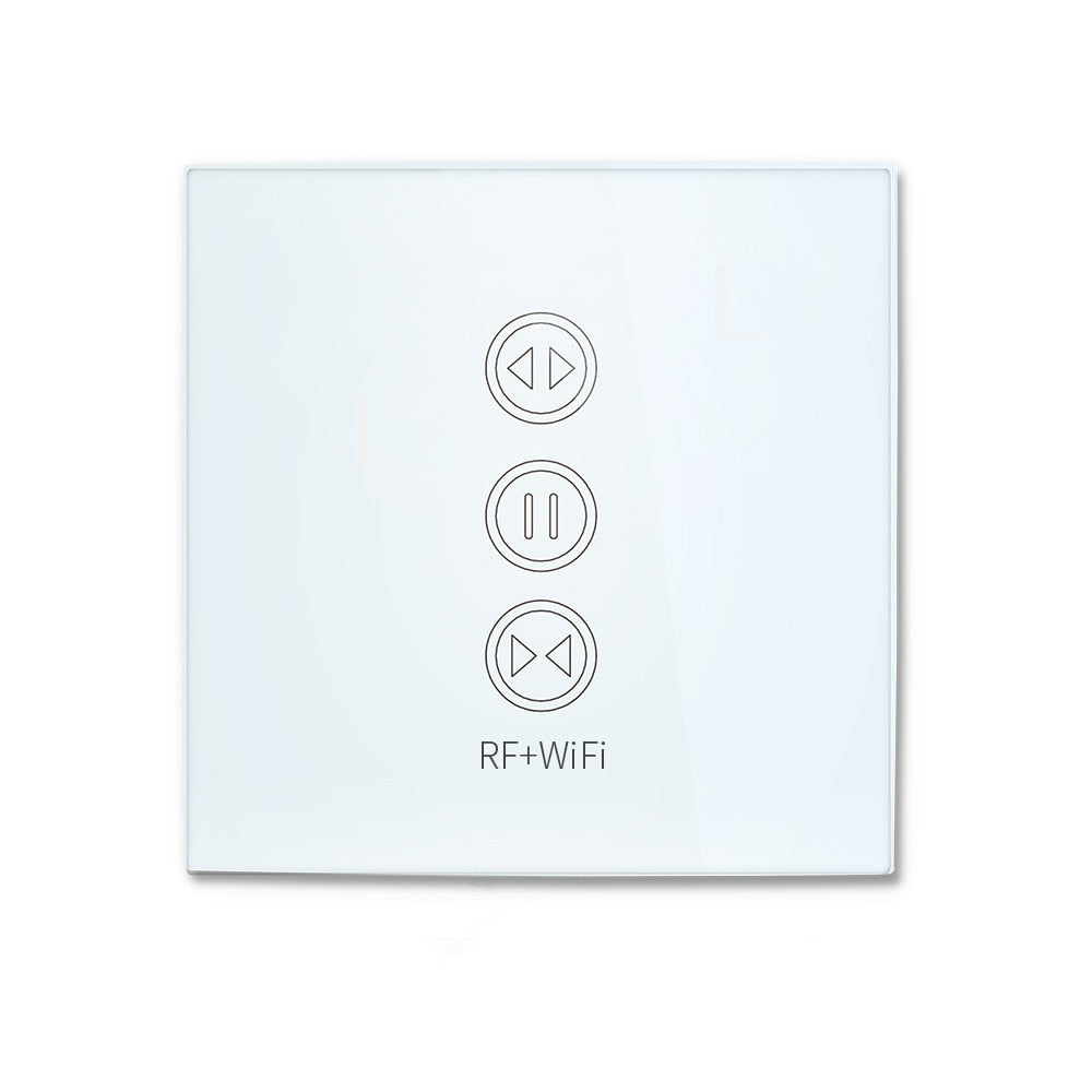 LoraTap - Interrupteur tactile rideaux et volet roulant électrique avec télécommande - Alexa et Google Home