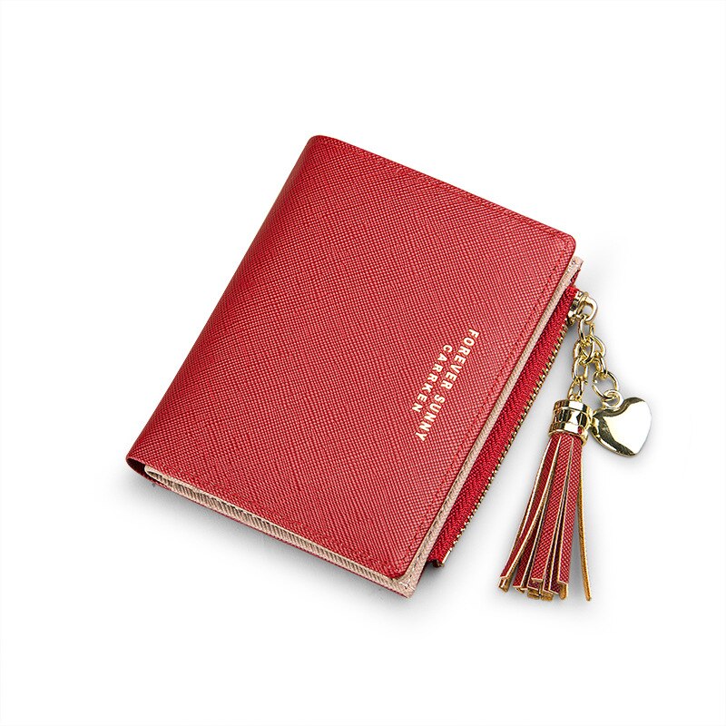 Cute Wallet Women Short Leather