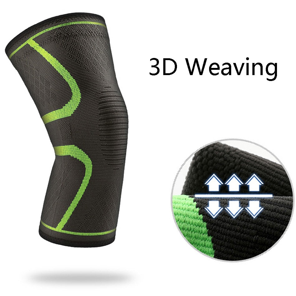 WorthWhil 1 PC Genouillères Élastiques En Nylon Sport Genouillères Équipement De Fitness Rotule Attelle en Cours D'exécution Basket-Ball Volley-Ball Soutien