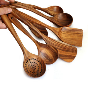 Wooden kitchen tool kit