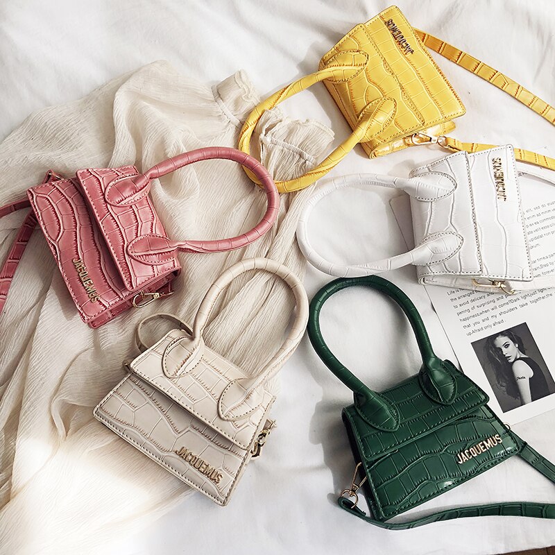 Jacquemus Mini Purses and Handbags for Women 2020 Crossbody Bag Famous Brand Totes Luxury Designer Hand Bags crocodile pattern