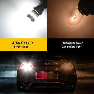 2x 1200LM Canbus P21W 1156 BA15S LED Bulb For Skoda Superb Octavia 2 FL 2010 2011 2012 2013 LED Daytime Running Light DRL Lamp