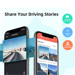 DDPai Dash Cam Mola N3 1600P HD GPS Vehicle Drive Auto Video DVR Android Wifi Smart Connect Car Camera Recorder Parking Monitor