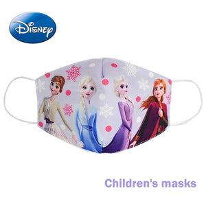 Disney congelé dessin animé bouche masque Anti poussière masque visage princesse Anna Elsa cotons masques pour enfants enfants réutilisables