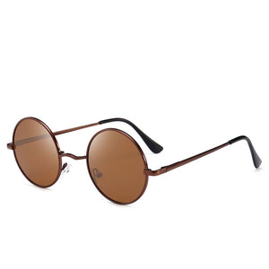 Sunglasses Classic Brand Design Men Women Metal Round