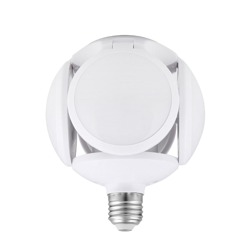 Led Bulb E27 30/45/60W Led Lamp Ceiling Fan Lampada Led Light 220V Foldable Fan Blade Angle Adjustable for Home Garage Lighting