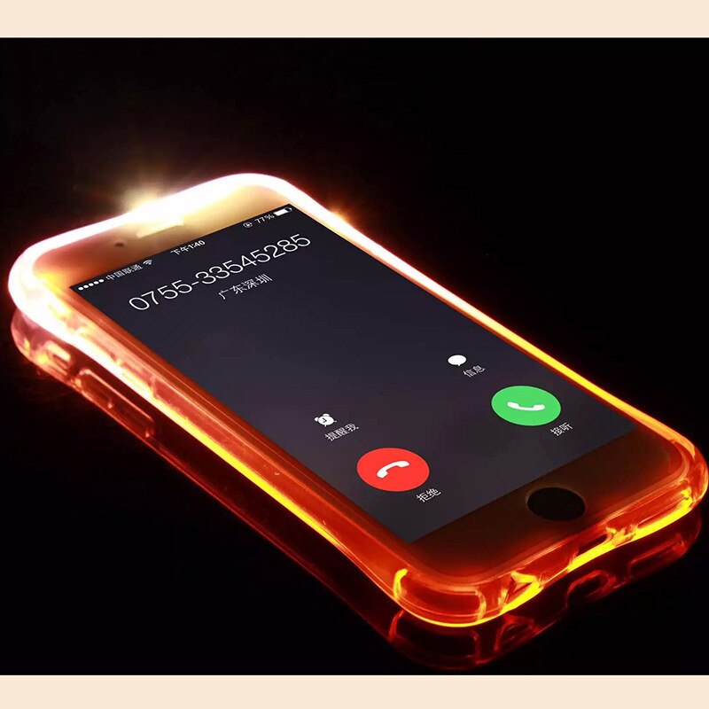 Incoming flashing phone cases Suitable for HUAWEI P30 Lite mate20Pro nova3 4 honor10Lite,Transparent TPU Anti-fall phone case