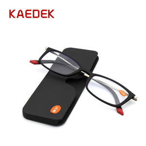 KAEDEK Ultralight Reading Glasses Men Women Unbreakable Glasses High-definition Resin Glasses Presbyopic Prescription Eyewear