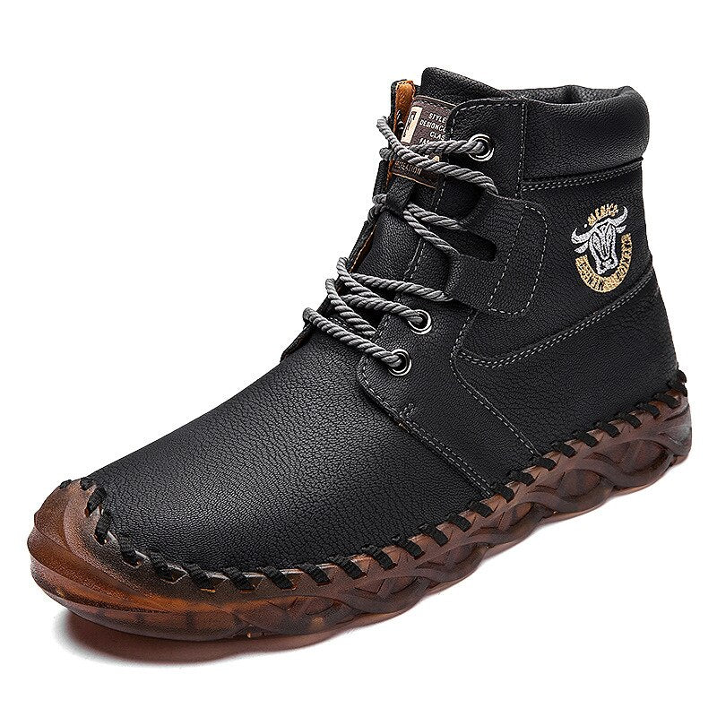 2020 Autumn Early Winter Shoes Men Boots Non-slip Mens Ankle Snow Boots Early Winter Male Footwear Fashion Brand KA2572