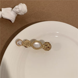 New Fashion Medusa Portrait Punk Golden Coin Hair Clips for Women Wholesale Hair Accessories Elegant Hairpins Barrettes Tiara