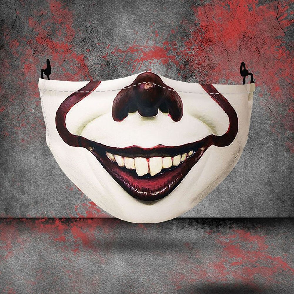 Funny Troll-Joker Masks Women Fashion Adult Mouth Clown Halloween Cospaly Party Reusable Washable Men Face DustProof