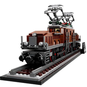 1271pcs Crocodiled Locomotived Train Model Building Blocks Bricks Toy Fit Technic 21005 21006 16055 10277 Toys For Children Gift