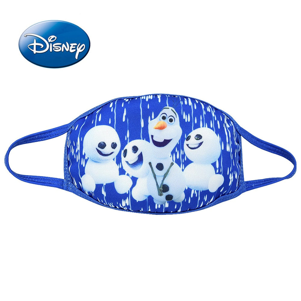 Disney congelé dessin animé bouche masque Anti poussière masque visage princesse Anna Elsa cotons masques pour enfants enfants réutilisables