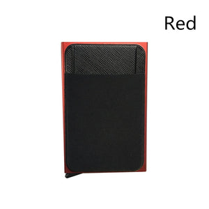 Men Business Aluminum Cash ID Card Holder RFID Blocking Slim Metal Wallet Coin Purse card case credit card wallet rfid wallet