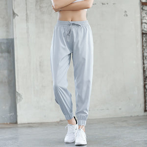 Sport femmes pantalon ample été séchage rapide respirant grande taille vêtements de Sport Yoga Fitness course pantalons d'entraînement filles pantalon de Sport