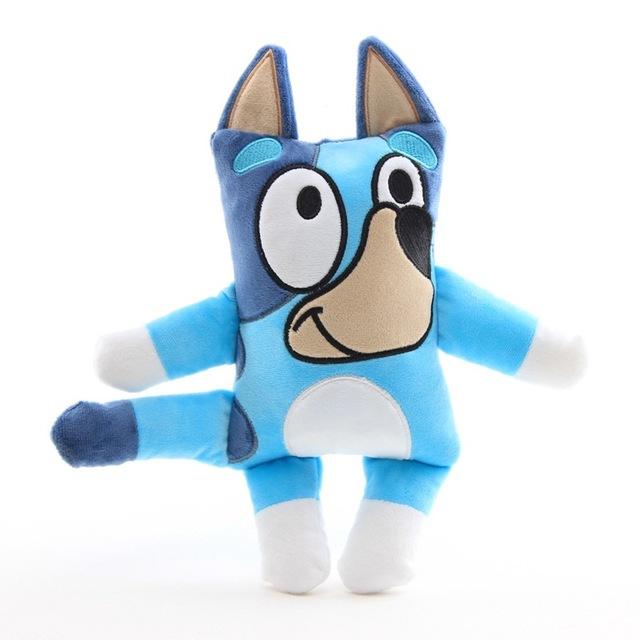28cm Bluey Bingo peluche poupée jouets enfants garçons filles dessin animé Bluey famille papa maman Animal chien en peluche jouet pour enfants cadeaux d'anniversaire