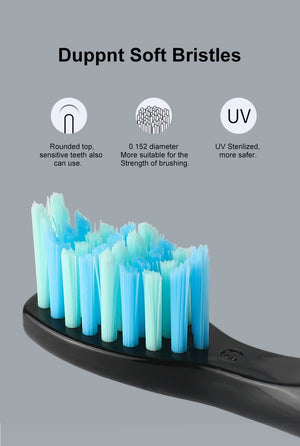 Seago Sonic Electric Toothbrush Tooth brush USB Rechargeable adult Waterproof Ultrasonic automatic 5 Mode with Travel case