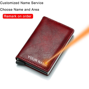 DIENQI Carbon Fiber Card Holder Wallets Men Brand Rfid Black Magic Trifold Leather Slim Mini Wallet Small Money Bag Male Purses