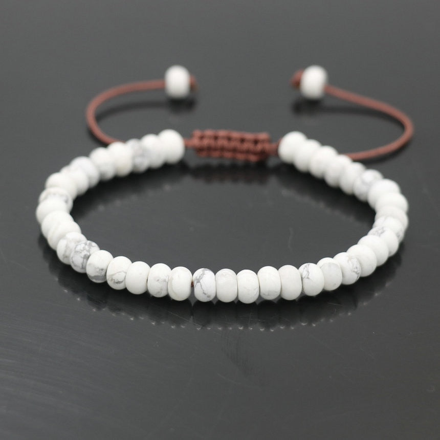Trendy Abacus Beads Bracelet Men Indian Onyx Stone Women Bracelet Lucky Chakra Friendship Couples Bracelet Female Jewelry Gift