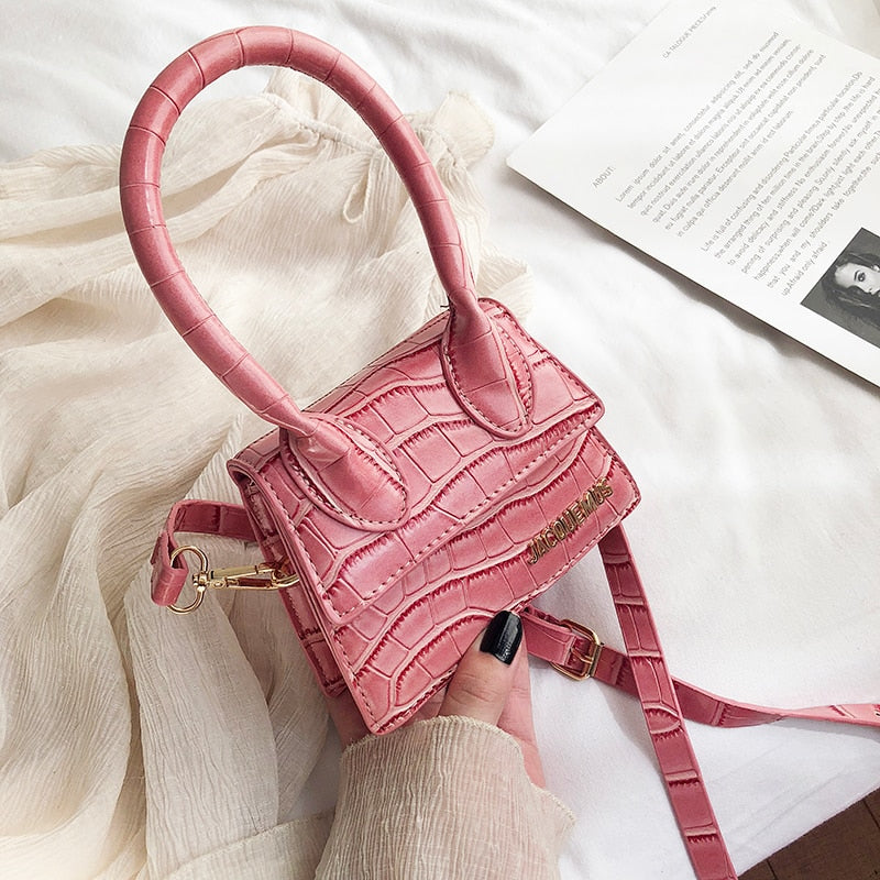 Jacquemus Mini Purses and Handbags for Women 2020 Crossbody Bag Famous Brand Totes Luxury Designer Hand Bags crocodile pattern