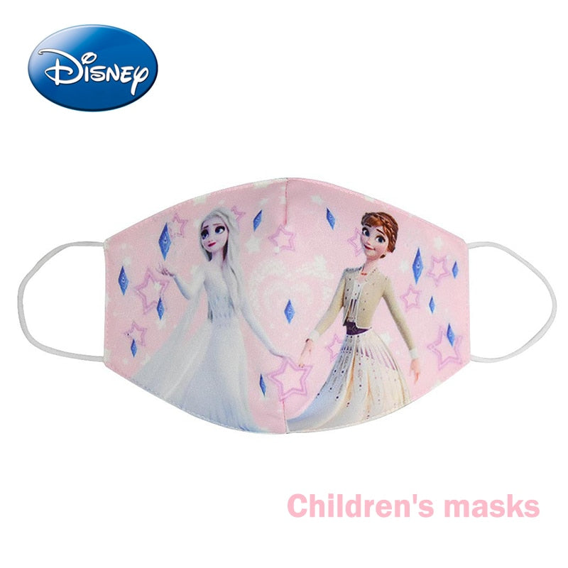 Disney congelé dessin animé bouche masque Anti poussière masque visage princesse Anna Elsa cotons masques pour enfants enfants réutilisables