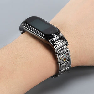 Metal bracelet for mi band 3 4 5 NFC Stainless Steel Replacement Strap For xiaomi Mi Band 5 band4 Strap Miband 5 Accessories